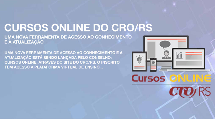 CURSOS ONLINE DO CRO/RS
