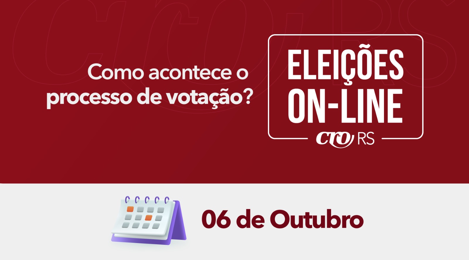 ELEIÇÃO ON-LINE CRO/RS 2023: COMO OCORRE O PROCESSO DE VOTAÇÃO?