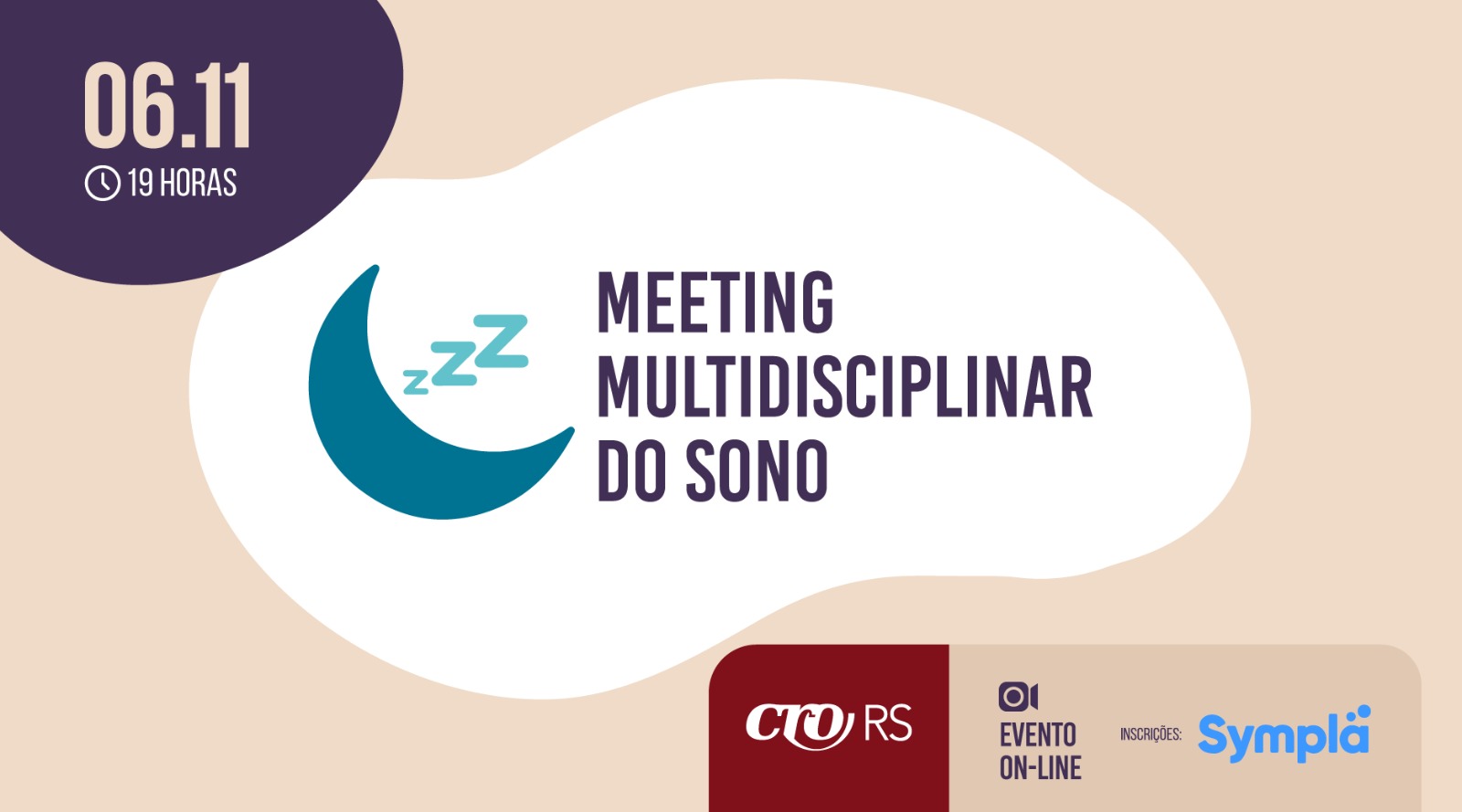 CRO/RS REALIZA O MEETING MULTIDISCIPLINAR DO SONO EM 06 DE NOVEMBRO NA MODALIDADE ON-LINE