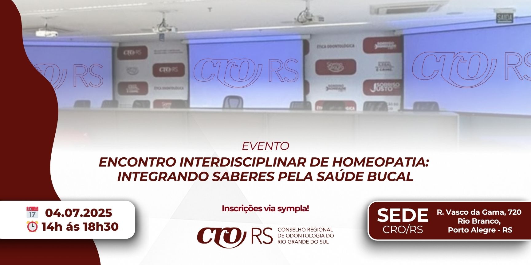 CRO/RS Realiza: Evento Encontro Interdisciplinar De Homeopatia