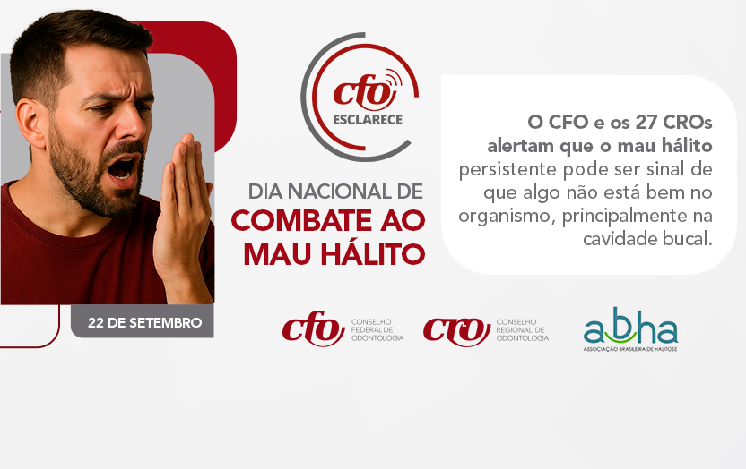 Mau hálito persistente pode ser indício de que algo no corpo precisa de atenção