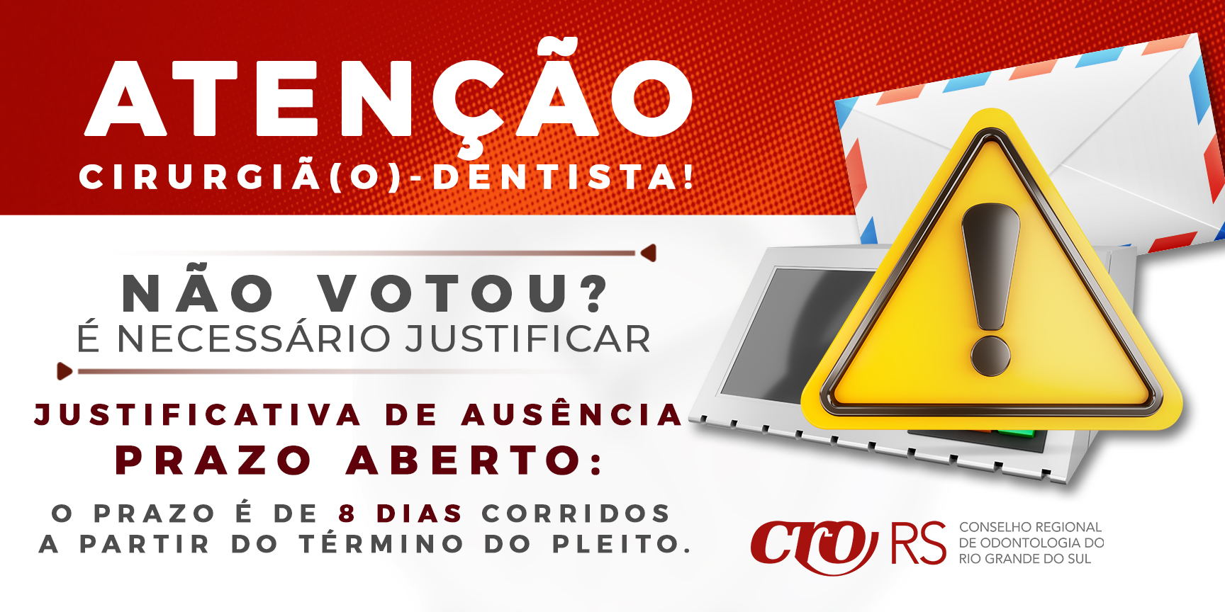 Justificativa de Ausência – Eleições CRO/RS 2025