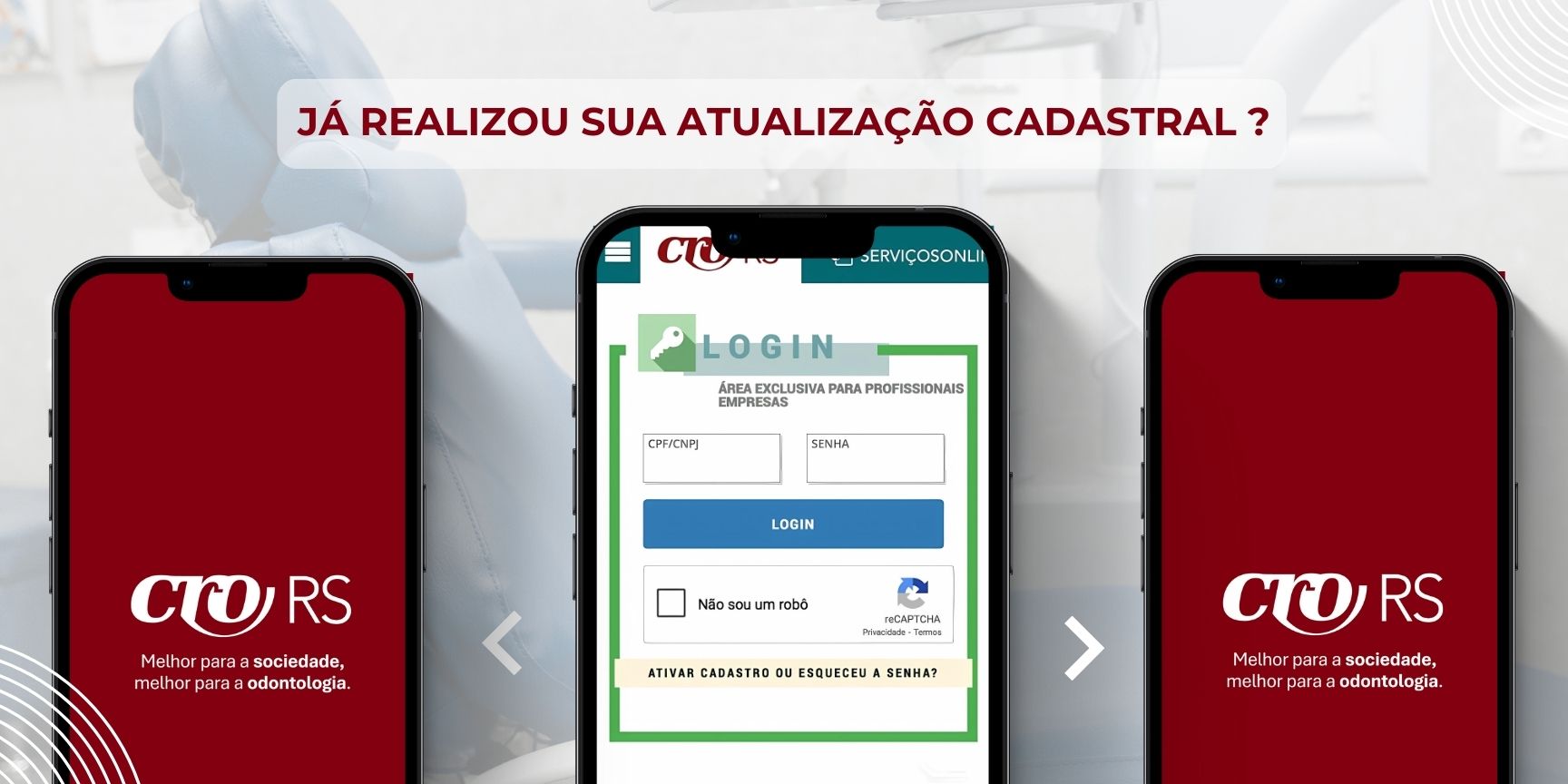 Chamada para Atualização Cadastral