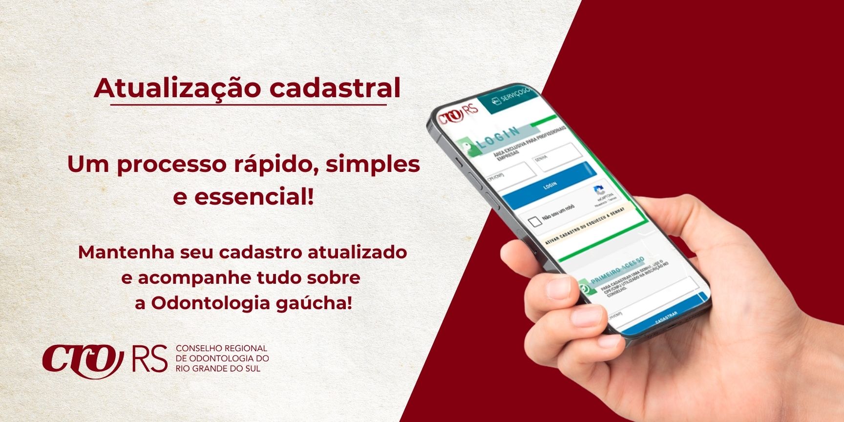 Chamada para Atualização Cadastral