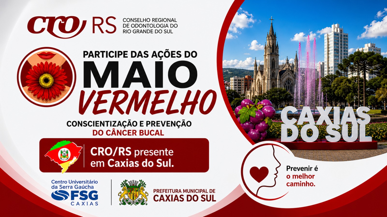 CRO/RS é convidado para encontro macrorregional do Maio Vermelho em Caxias do Sul
