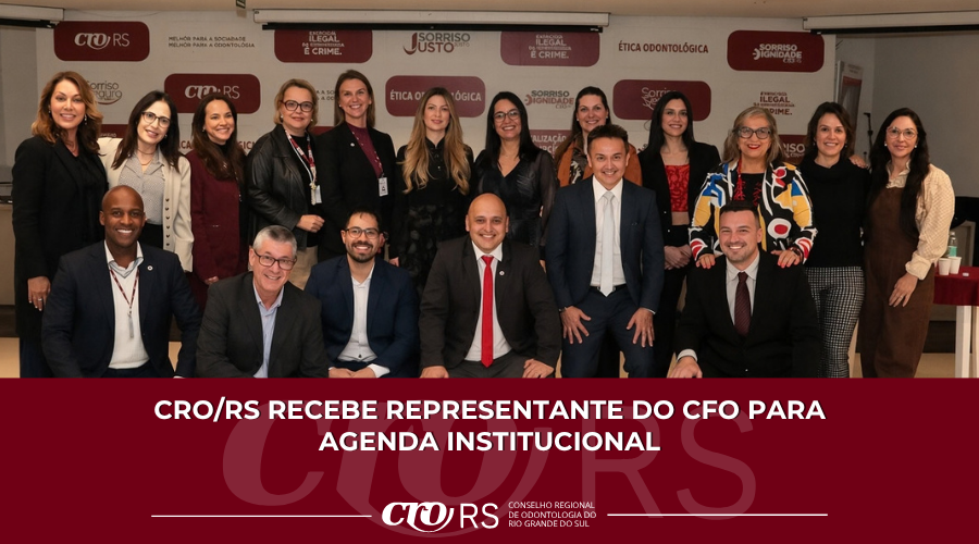 CRO/RS recebe representante do CFO para agenda institucional